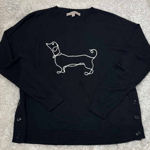 Loft dachshund weenie dog sweater size L - Picture 1 of 4